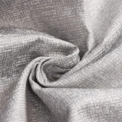 SCHÖNER LEBEN. Tischdecke Jacquard-Stoff Double Face Struktur Lurex Silberglanz eckig in verschiedenen Größen
