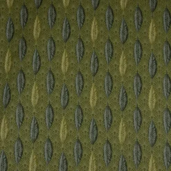 SCHÖNER LEBEN. Tischdecke Jacquard Doubleface Art Déco Blätter Fächer grün creme verschiedene Größen