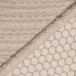 SCHÖNER LEBEN. Tischdecke Jacquard Punkte beige dunkelbeige verschiedene Größen