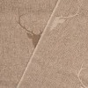 SCHÖNER LEBEN. Tischdecke Jacquard Hirschkopf mit Geweih beige hellbraun verschiedene Größen