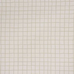SCHÖNER LEBEN. Tischdecke Karo Gitter wollweiß beige verschiedene Größen