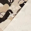 SCHÖNER LEBEN. Tischdecke Kraniche Hügel beige schwarz weiß verschiedene Größen