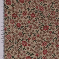 SCHÖNER LEBEN. Tischdecke Leinenlook Sweet Daisy Allover Blümchen natur rosa verschiedene Größen