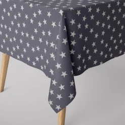SCHÖNER LEBEN. Tischdecke Little Star Twilight Sterne blau weiß verschiedene Größen