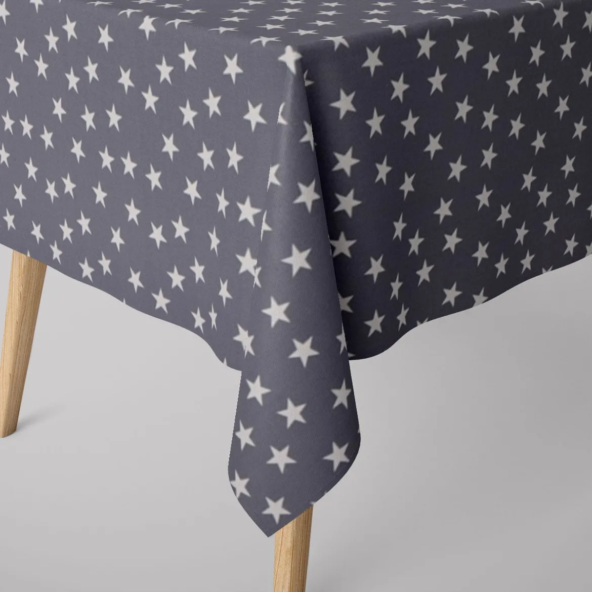 SCHÖNER LEBEN. Tischdecke Little Star Twilight Sterne blau weiß verschiedene Größen
