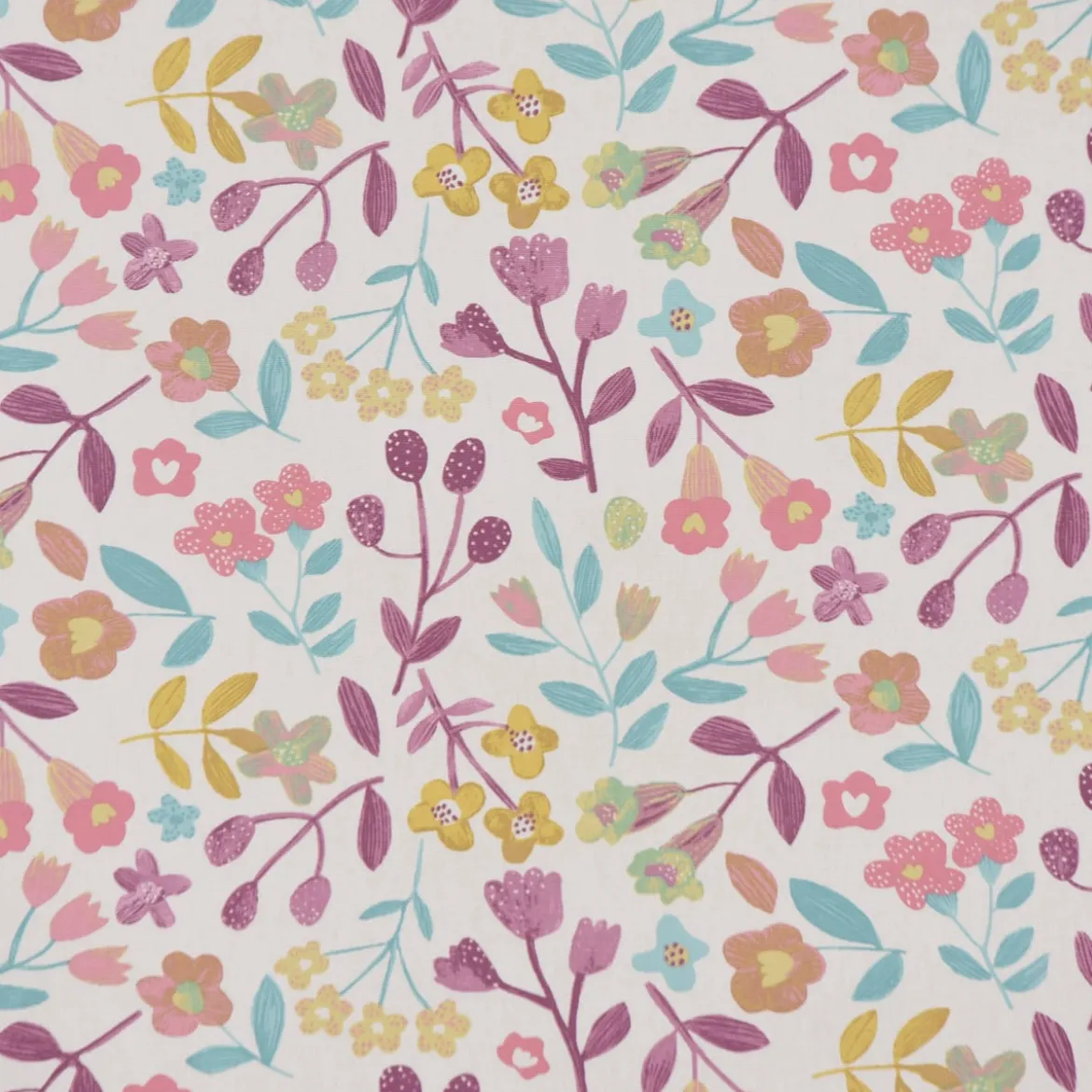 SCHÖNER LEBEN. Tischdecke Panama Betty Parma Violet Blumen lila verschiedene Größen