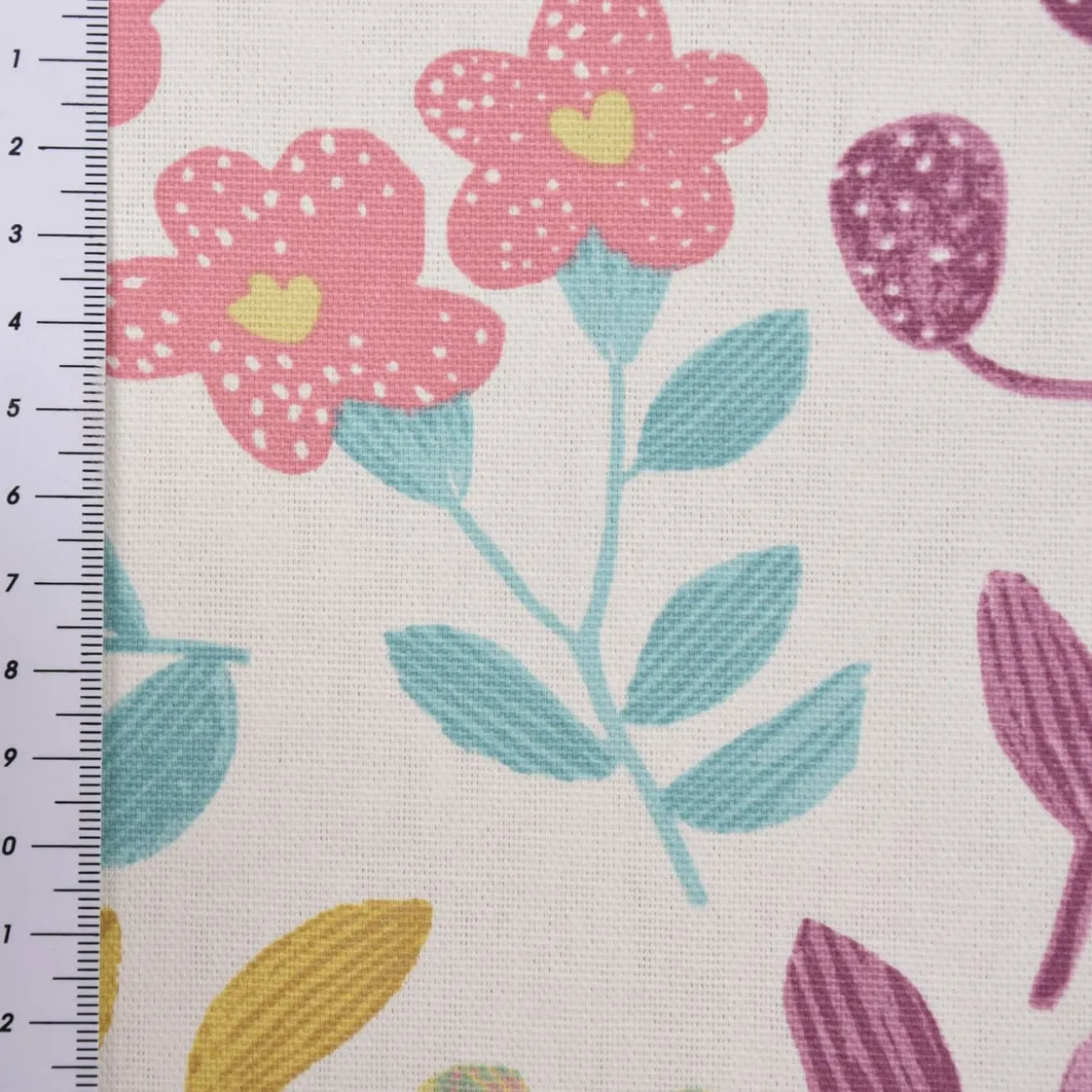 SCHÖNER LEBEN. Tischdecke Panama Betty Parma Violet Blumen lila verschiedene Größen