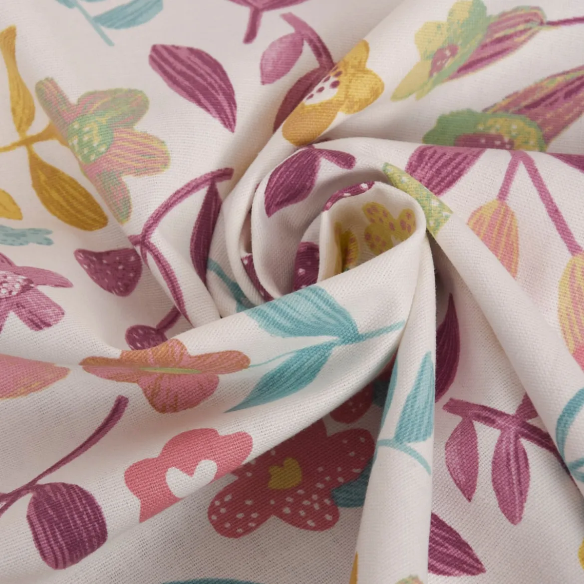 SCHÖNER LEBEN. Tischdecke Panama Betty Parma Violet Blumen lila verschiedene Größen