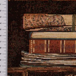 SCHÖNER LEBEN. Tischdecke Premium Bookshelve Marine Bücherregal Nautik verschiedene Größen