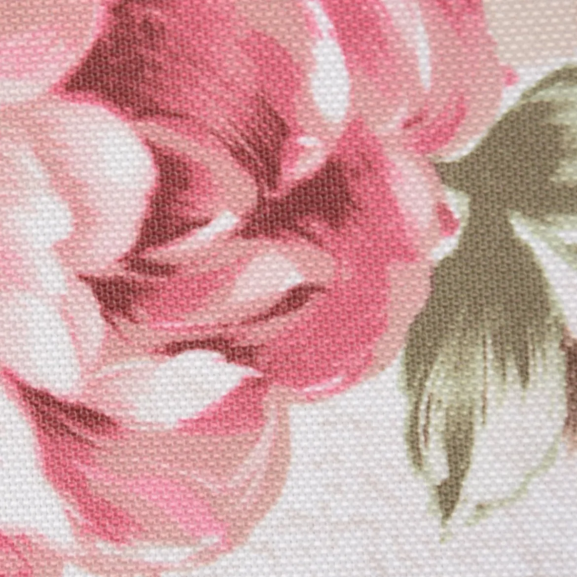 SCHÖNER LEBEN. Tischdecke Rosen Pfingstrosen Blüten Ornamente creme rosa pink grün verschiedene Größen