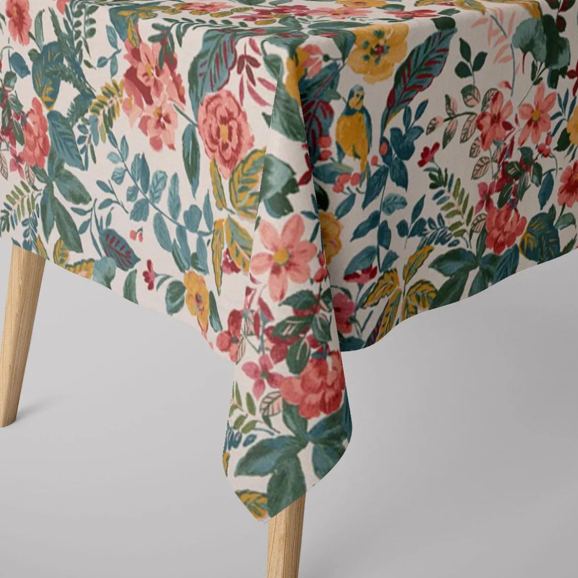 SCHÖNER LEBEN. Tischdecke STUDIO G Panama Posy Blush bunt verschiedene Größen