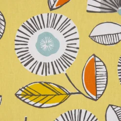 SCHÖNER LEBEN. Tischdecke Sundance Blumen hellgrün braun orange aqua verschiedene Größen