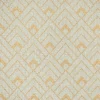 SCHÖNER LEBEN. Tischläufer Art Deco Metallic Rauten mint goldfarbig 40x160cm