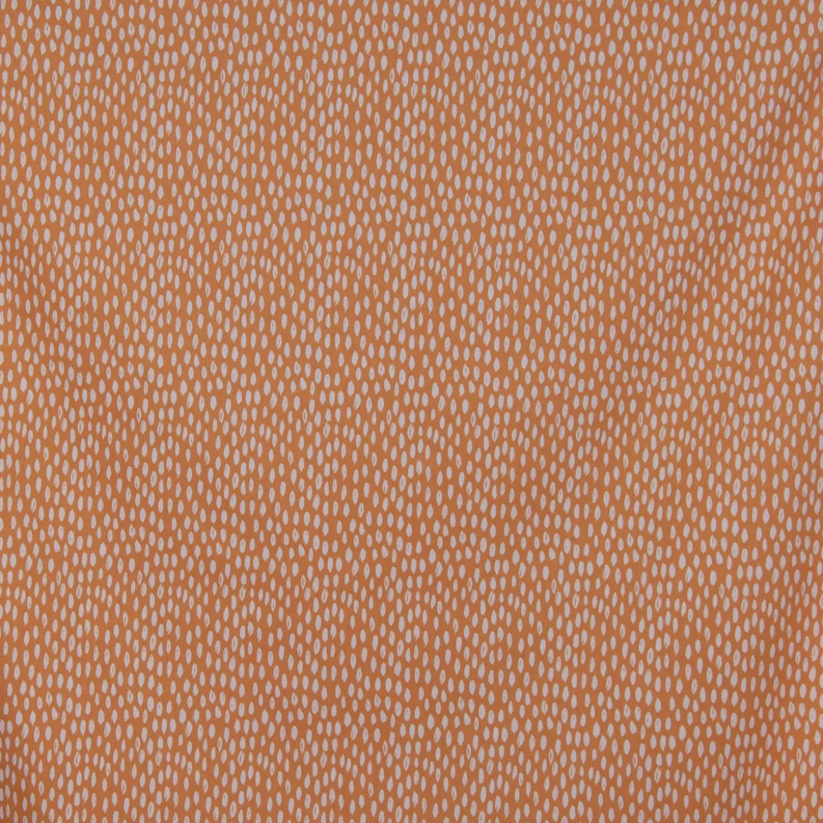 SCHÖNER LEBEN. Tischläufer Bayside Tupfen Pinselstriche orange weiß 40x160cm