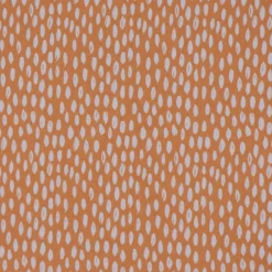 SCHÖNER LEBEN. Tischläufer Bayside Tupfen Pinselstriche orange weiß 40x160cm