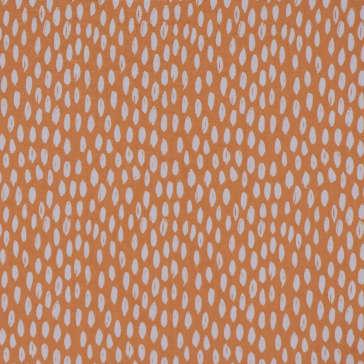 SCHÖNER LEBEN. Tischläufer Bayside Tupfen Pinselstriche orange weiß 40x160cm