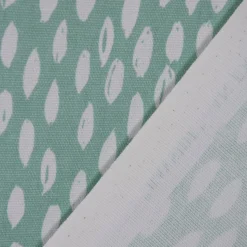 SCHÖNER LEBEN. Tischläufer Bayside Tupfen Pinselstriche mint weiß 40x160cm