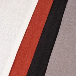 SCHÖNER LEBEN. Tischläufer Bio Ramie Leinenoptik cremeweiß 40x160cm
