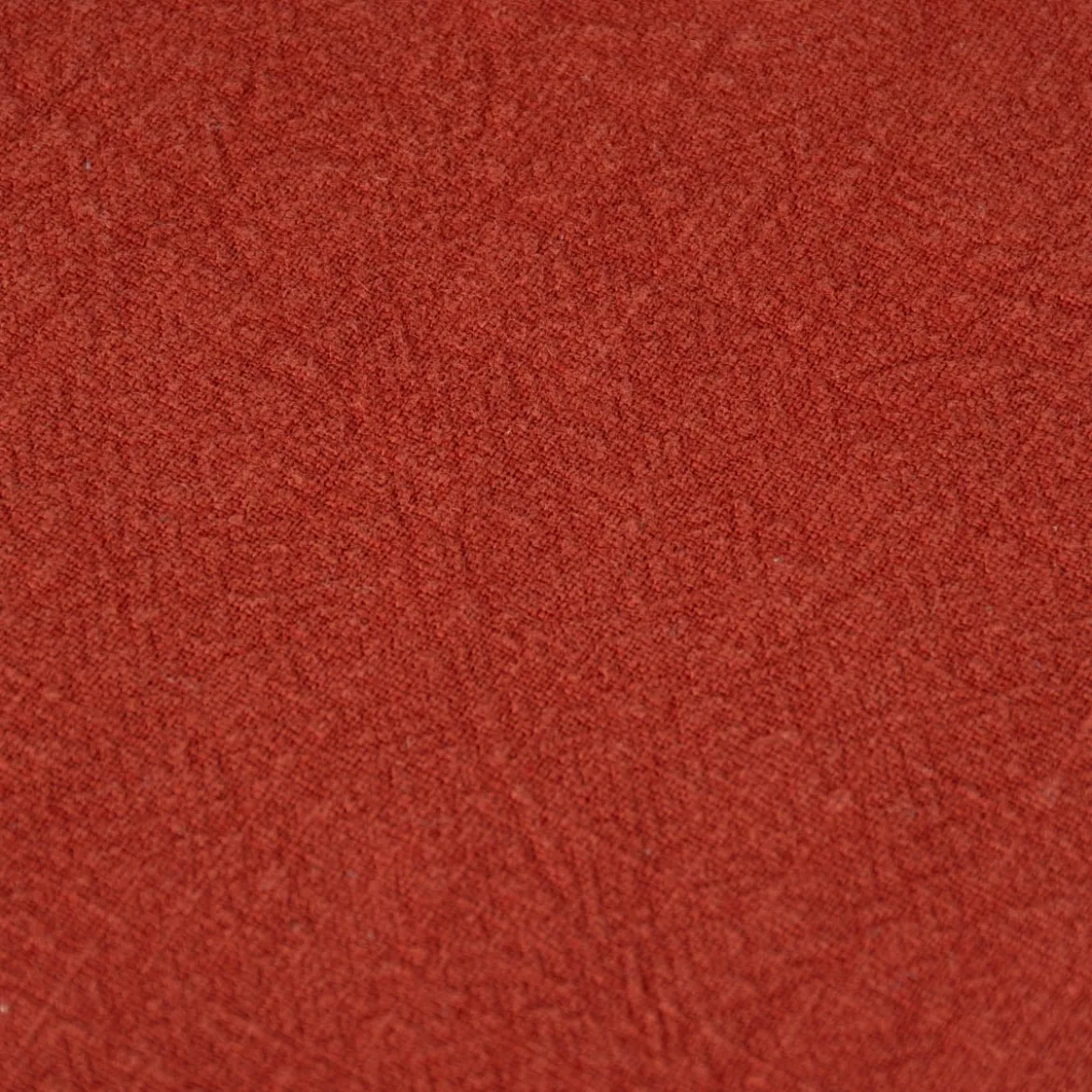 SCHÖNER LEBEN. Tischläufer Bio Ramie Leinenoptik rost 40x160cm