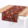 SCHÖNER LEBEN. Tischläufer Clarke & Clarke STUDIO G Blumen Hase rot grün blau 40x160cm
