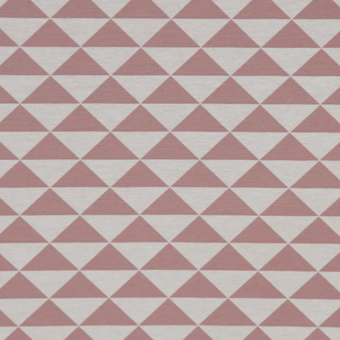 SCHÖNER LEBEN. Tischläufer Dreiecke altrosa weiß 40x160cm