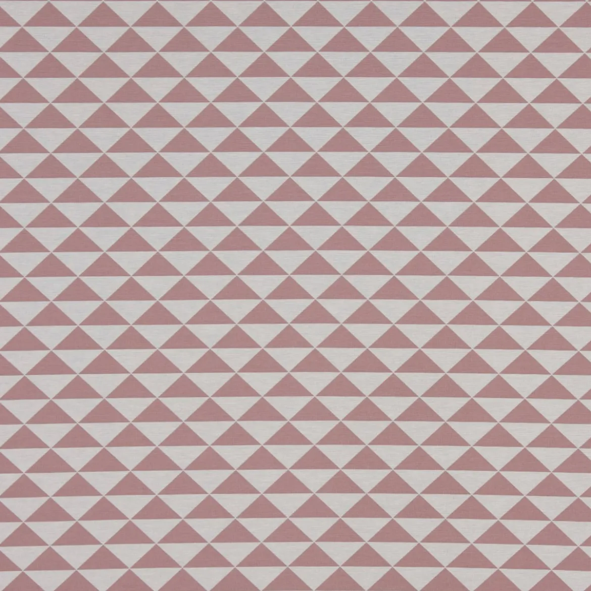 SCHÖNER LEBEN. Tischläufer Dreiecke altrosa weiß 40x160cm