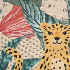 SCHÖNER LEBEN. Tischläufer Dschungel Leopard bunt 40x160cm