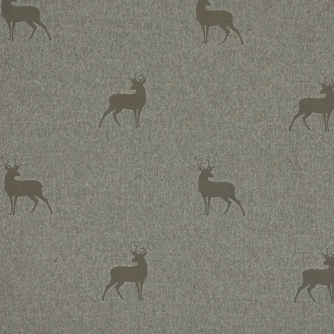 SCHÖNER LEBEN. Tischläufer dunkle Hirsche braun beige türkis 40x160cm