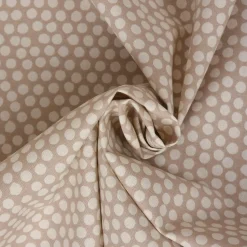 SCHÖNER LEBEN. Tischläufer Fryett`s Halbpanama Spotty Punkte stein 40x160cm