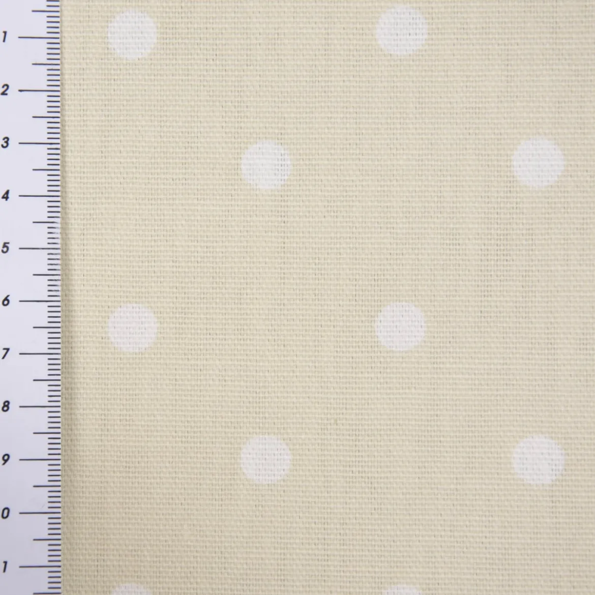 SCHÖNER LEBEN. Tischläufer Full Stop Punkte beige weiß 40x160cm