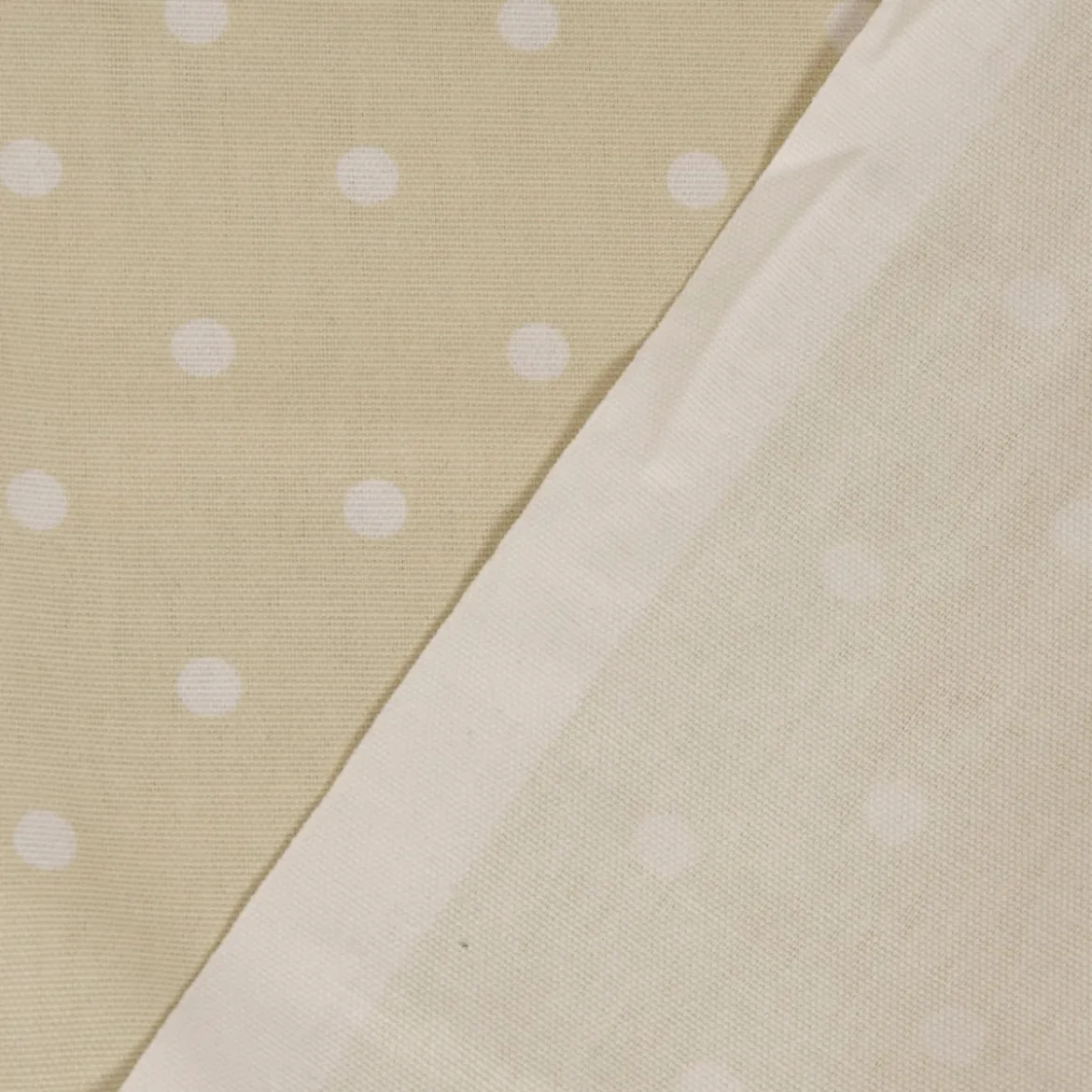 SCHÖNER LEBEN. Tischläufer Full Stop Punkte beige weiß 40x160cm