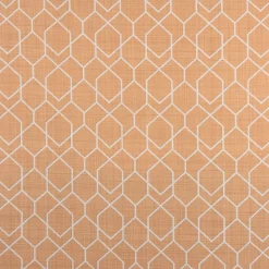 SCHÖNER LEBEN. Tischläufer Geometrie Sechseck gelb beige 40x160cm