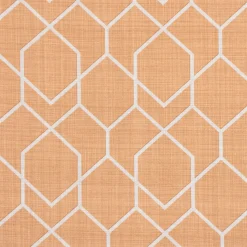 SCHÖNER LEBEN. Tischläufer Geometrie Sechseck gelb beige 40x160cm