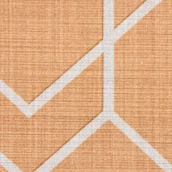 SCHÖNER LEBEN. Tischläufer Geometrie Sechseck gelb beige 40x160cm