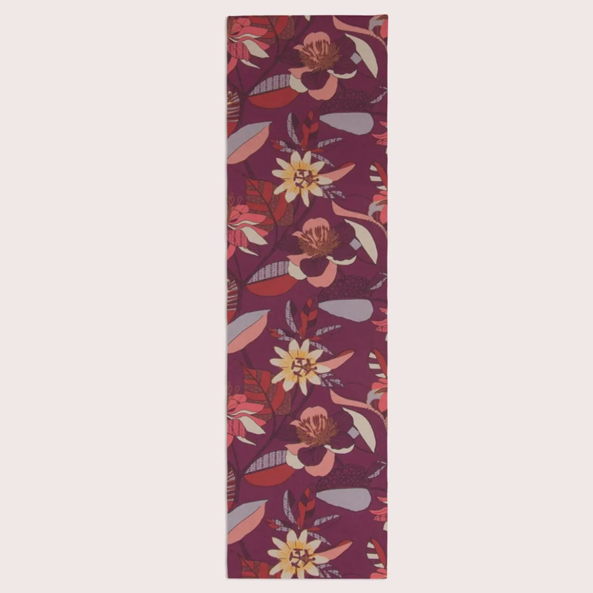 SCHÖNER LEBEN. Tischläufer große Blumen beere bunt 40x160cm