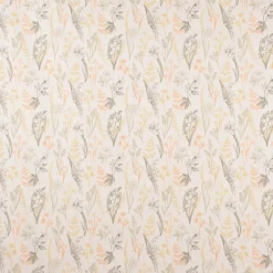 SCHÖNER LEBEN. Tischläufer Gräser Blumen wollweiß orange gelb 40x160cm