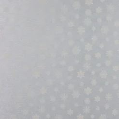 SCHÖNER LEBEN. Tischläufer Ice Star Schneeflocken Eiskristalle hellblau silberfarbig beige 40x160cm