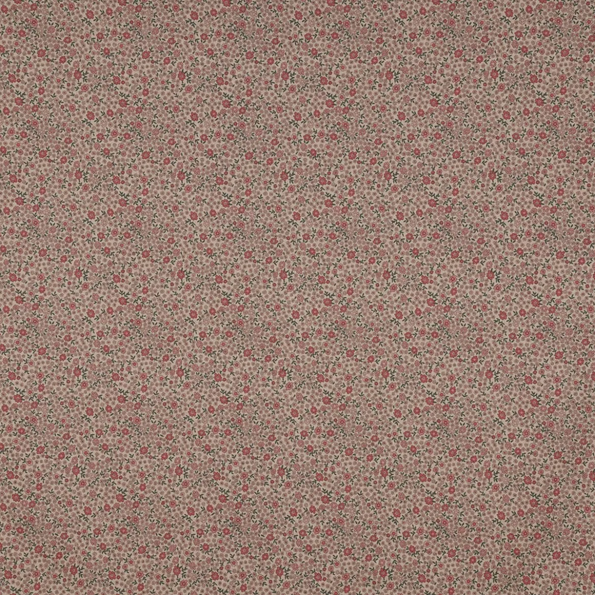 SCHÖNER LEBEN. Tischläufer Leinenlook Sweet Daisy Allover Blümchen natur rosa grün 40x160cm