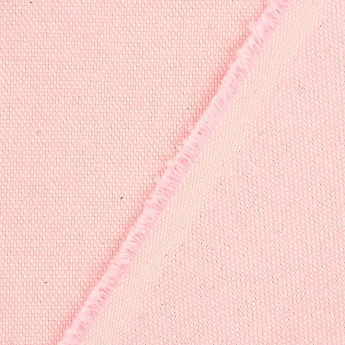 SCHÖNER LEBEN. Tischläufer Leinenlook uni rosa 40x160cm