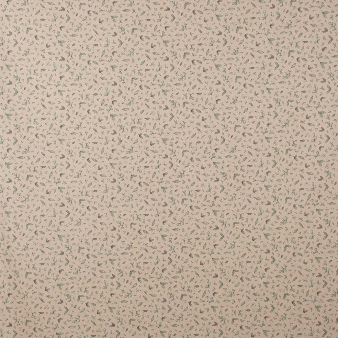 SCHÖNER LEBEN. Tischläufer Leinenlook Leaf Soft Watercolor Allover Blätter natur grün 40x160cm