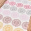 Schöner Leben Tischläufer Mandala Ornament Kreise beige bunt pastell 40x160cm
