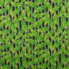 SCHÖNER LEBEN. Tischläufer Outdoor Palmen-Blätter grün schwarz grau 40x160cm