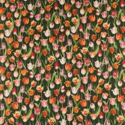 SCHÖNER LEBEN. Tischläufer Outdoor Tulip Painting Tulpen grün rot 40x160cm