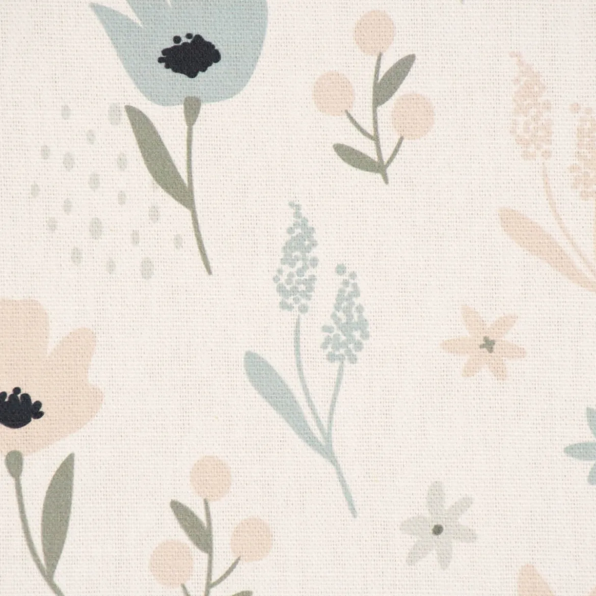 SCHÖNER LEBEN. Tischläufer Pastell Blumen ecru mintgrün vanille 40x160cm