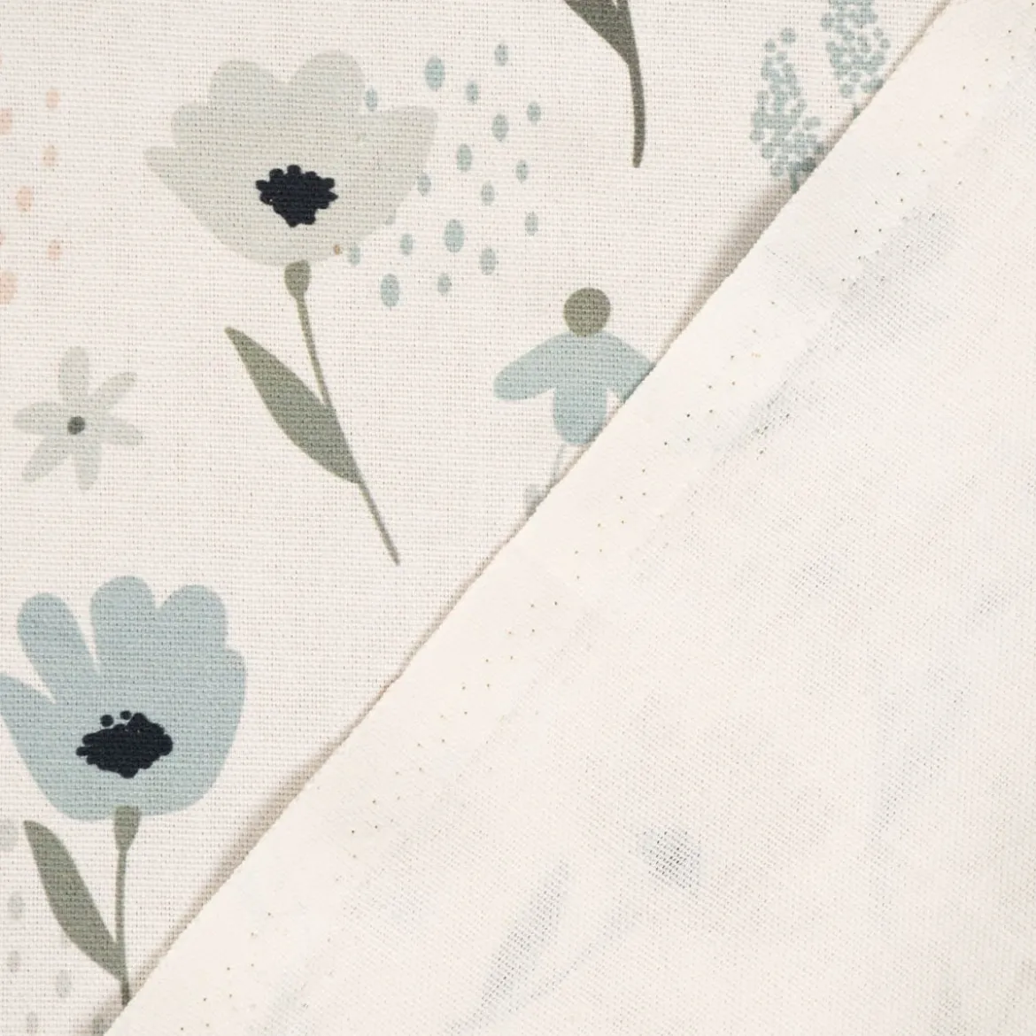 SCHÖNER LEBEN. Tischläufer Pastell Blumen ecru mintgrün vanille 40x160cm