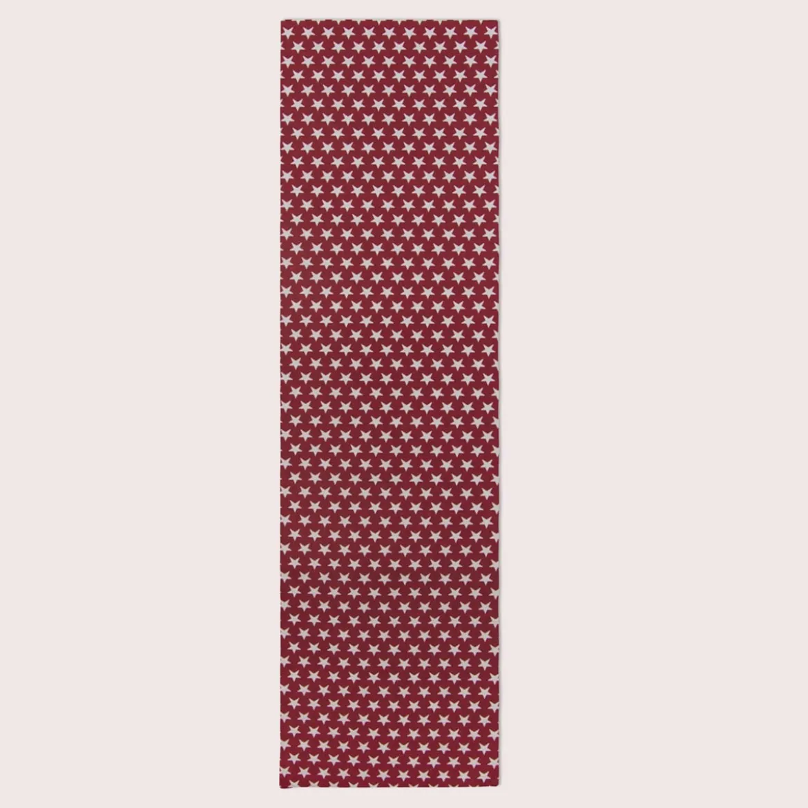 SCHÖNER LEBEN. Tischläufer Sterne beidseitig rot weiß 40x160cm