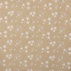 SCHÖNER LEBEN. Tischläufer Sterne beidseitig gold beige 40x160cm