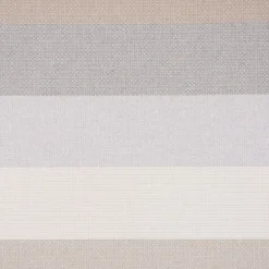 SCHÖNER LEBEN. Tischläufer Streifen 9,5cm creme beige braun grau 40x160cm