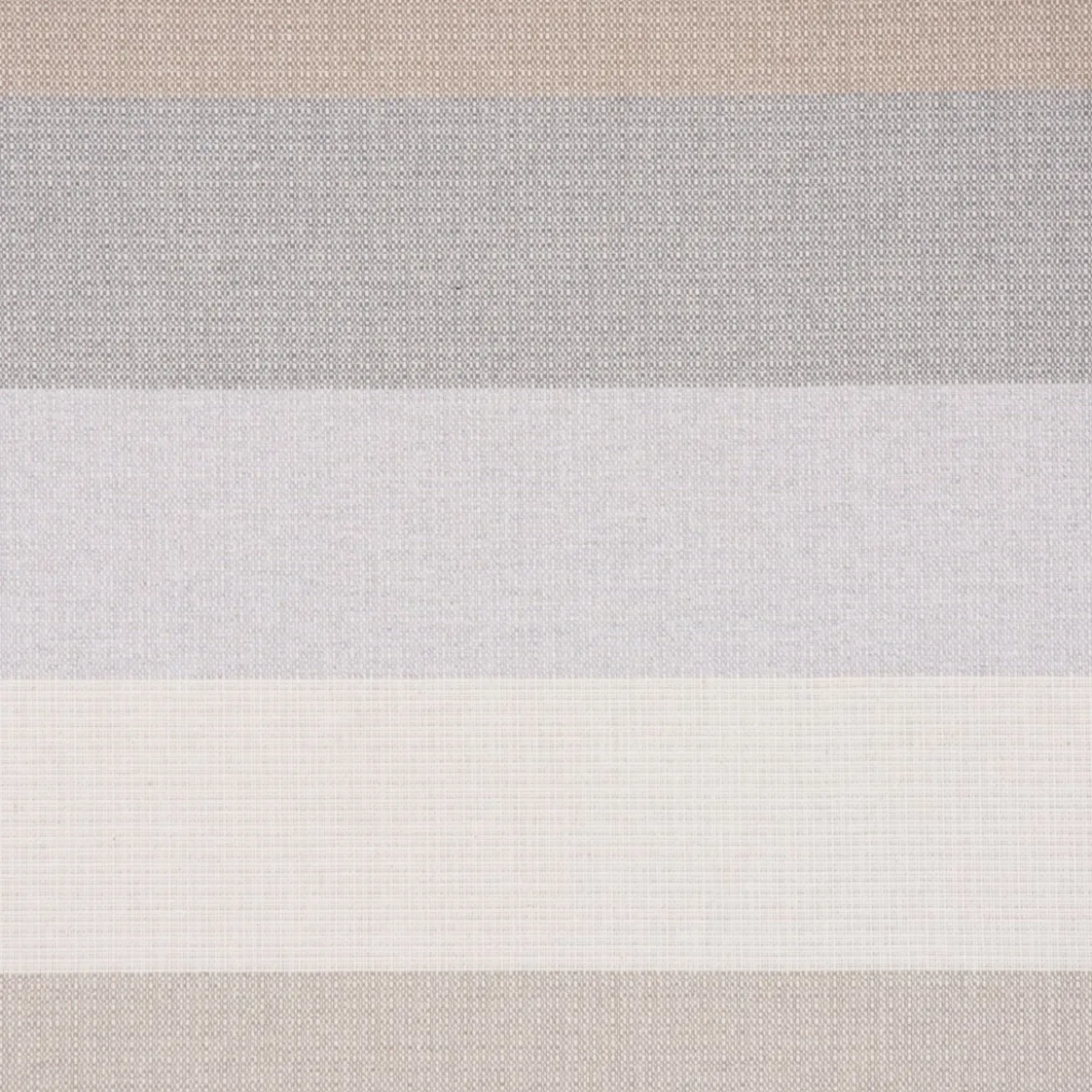 SCHÖNER LEBEN. Tischläufer Streifen 9,5cm creme beige braun grau 40x160cm