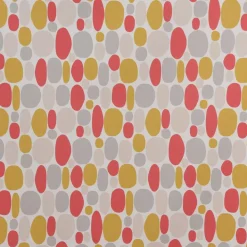 SCHÖNER LEBEN. Tischläufer STUDIO G Bubble Blasen Coral rosa pink senf grau 40x160cm